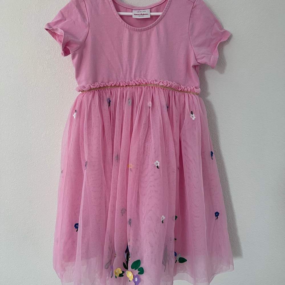 Hanna Andersson Pink Tulle Kids Dress